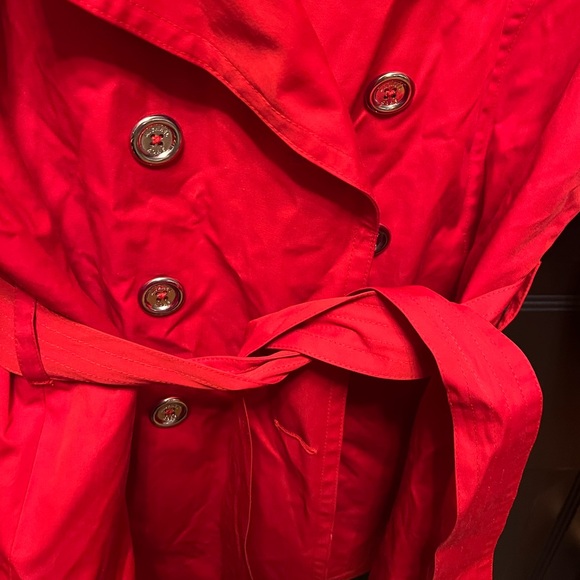 Never Worn! ☔️ Red Michael Kors Raincoat - XL - Picture 4 of 7